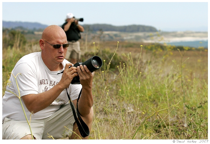 Xtra Fun015 JT at work ... dK at work, too, along Highway 1